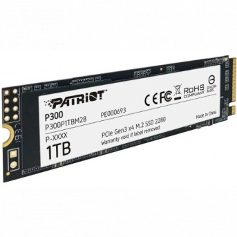 Внутренний жесткий диск Patriot P300 P300P1TBM28 (SSD (твердотельные), 1 ТБ, M.2, NVMe) - Metoo (1)