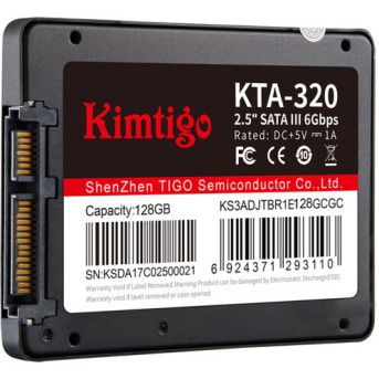 Внутренний жесткий диск Kimtigo 128 ГБ KTA-320-SSD 128G (SSD (твердотельные), 128 ГБ, 2.5 дюйма, SATA) - Metoo (3)
