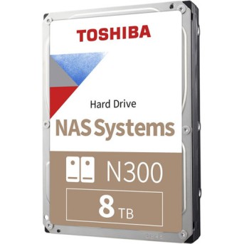Внутренний жесткий диск Toshiba N300 HDWG180UZSVA (HDD (классические), 8 ТБ, 3.5 дюйма, SATA) - Metoo (2)