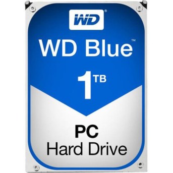 Внутренний жесткий диск Western Digital Blue 1TB SATA 3.5" 5400RPM 64Mb WD10EZRZ (HDD (классические), 1 ТБ, 3.5 дюйма, SATA) - Metoo (2)