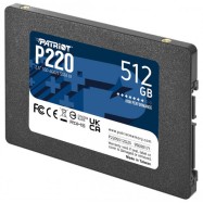 Внутренний жесткий диск Patriot P220 P220S512G25 (SSD (твердотельные), 512 ГБ, 2.5 дюйма, SATA)