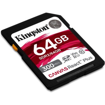 Флеш (Flash) карты Kingston Canvas React Plus SDR2/<wbr>64GB (64 ГБ) - Metoo (2)