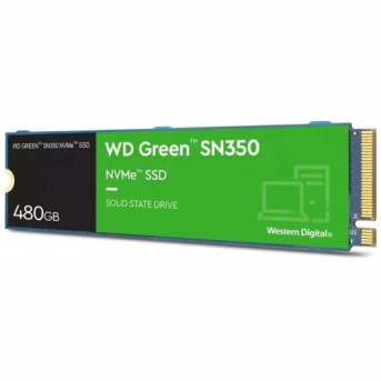 Внутренний жесткий диск Western Digital GREEN SN350 WDS480G2G0C (SSD (твердотельные), 480 ГБ, M.2, NVMe) - Metoo (2)