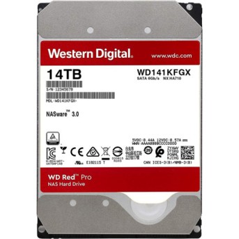 Внутренний жесткий диск Western Digital Red Pro WD141KFGX (HDD (классические), 14 ТБ, 3.5 дюйма, SATA) - Metoo (2)