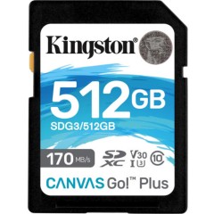 Флеш (Flash) карты Kingston 512Gb SDXC, UHS-I Class U3 V30 SDG3/<wbr>512GB (512 ГБ)