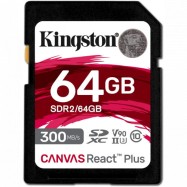 Флеш (Flash) карты Kingston Canvas React Plus SDR2/64GB (64 ГБ)
