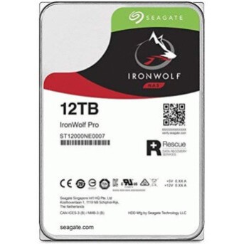 Внутренний жесткий диск Seagate IronWolf Pro ST12000NE0008 (HDD (классические), 12 ТБ, 3.5 дюйма, SATA) - Metoo (1)