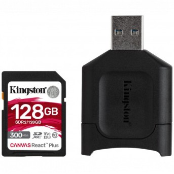 Флеш (Flash) карты Kingston Canvas React Plus SDR2/<wbr>128GB (128 ГБ) - Metoo (2)