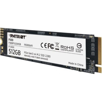 Внутренний жесткий диск Patriot P300 P300P512GM28 (SSD (твердотельные), 512 ГБ, M.2, PCIe) - Metoo (3)