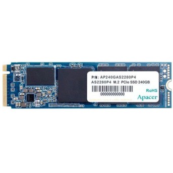 Внутренний жесткий диск Apacer AP240GAS2280P4-1 (240 ГБ, M.2, PCIe, SSD (твердотельные)) - Metoo (1)