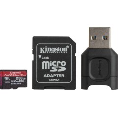Флеш (Flash) карты Kingston 256Gb microSDXC, UHS-II Class U3 V30 A2 MLPMR2/<wbr>256GB (256 ГБ)