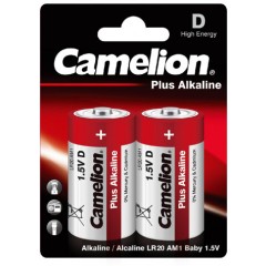 Батарейка CAMELION LR20-BP2 Plus Alkaline