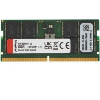 ОЗУ Kingston 32 ГБ KVR48S40BD8-32 (SO-DIMM, DDR5, 32 Гб, 4800 МГц) - Metoo (1)
