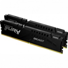 ОЗУ Kingston Fury Beast Black KF552C36BBEK2-16 (DIMM, DDR5, 16 Гб (2 х 8 Гб), 5200 МГц)