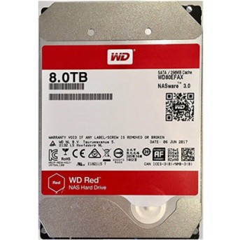 Внутренний жесткий диск Western Digital WD80EFAX (8 Тб, 3.5 дюйма, SATA, HDD (классические)) - Metoo (1)