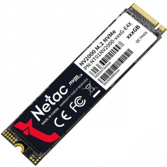 Внутренний жесткий диск Netac NV2000 NT01NV2000-256-E4X (SSD (твердотельные), 256 ГБ, M.2, NVMe) - Metoo (3)