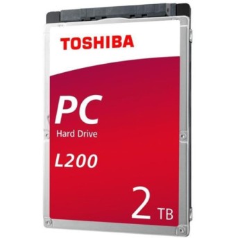 Внутренний жесткий диск HDD 2Tb Toshiba L200 HDWL120UZSVA (2.5 дюйма, SATA, HDD (классические)) - Metoo (1)