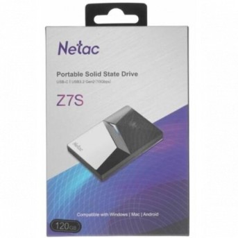 Внешний жесткий диск Netac Z7S NT01Z7S-120G-32BK (120 ГБ) - Metoo (10)