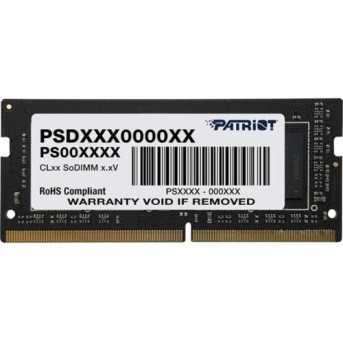 ОЗУ Patriot Signature (PSD416G320081S) (SO-DIMM, DDR4, 16 Гб, 3200 МГц) - Metoo (1)