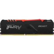 ОЗУ Kingston FURY Beast Black RGB Gaming Memory KF432C16BBA/16 (DIMM, DDR4, 16 ГБ, 3200 МГц)