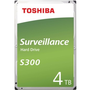 Внутренний жесткий диск Toshiba S300 Surveillance HDWT140UZSVA (HDD (классические), 4 ТБ, 3.5 дюйма, SATA) - Metoo (1)