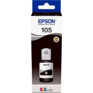 Контейнер с черными чернилами 105 EcoTank Epson C13T00Q140 140 мл..