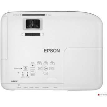Проектор Epson EB-X51, 3LCD, 0.55", XGA (1024х768), 3800lm, 4:3, 16 000:1, HDMI, VGA, RCA, USB Type A,B, V11H976040 - Metoo (2)