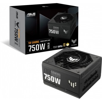 Блок питания ASUS TUF-GAMING-750G, full modular, ATX12V/<wbr>80Plus Gold, ATX 3.0, BLACK - Metoo (1)