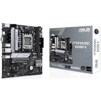 Сист.плата ASUS PRIME B650M-K, B650, AM5, 2xDDR5, PCI-E x16, PCI-E x1, M2, SATA, HDMI, D-Sub, BOX в Metoo.kz - Metoo (1)