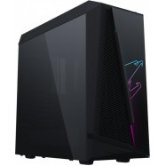 Игровой корпус для ПК Gigabyte AORUS C450 GLASS, RGB Fusion, MidTower, Mini ITX /Micro ATX /ATX,GPU up to 320mm,TG,Black