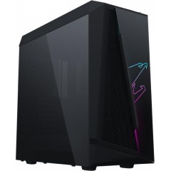 Игровой корпус для ПК Gigabyte AORUS C450 GLASS, RGB Fusion, MidTower, Mini ITX /Micro ATX /ATX,GPU up to 320mm,TG,Black