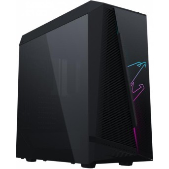 Игровой корпус для ПК Gigabyte AORUS C450 GLASS, RGB Fusion, MidTower, Mini ITX /Micro ATX /ATX,GPU up to 320mm,TG,Black - Metoo (1)