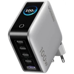 Зарядное устройство UGREEN 65620B X773 100W 5-Port GaN Fast Charger with Smart Display..