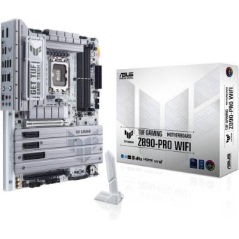 Сист.плата ASUS TUF GAMING Z890-PRO WIFI, Z890, 1851, 4xDDR5, PCI-E x16, PCI-E x4, PCI-E x1, M2, SATA, DP, HDMI, Thundr. - Metoo (1)