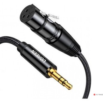 Аудиокабель UGREEN AV182 3.5mm Three-Pole Male to XLR Female Audio Cable, 2m, 20244 - Metoo (1)