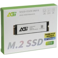 Твердотельный накопитель AGI AI818, 1Tb PCIe Gen4, Read 4700Mb/s, Write 2800Mb/s, Retail