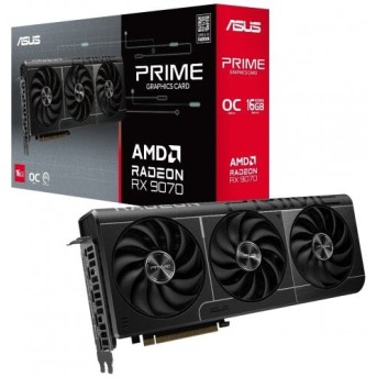 Видеокарта ASUS TUF-RX9070-O16G-GAMING, 16Gb GDDR6, 256 Bit, HDMI, DP, BOX - Metoo (1)