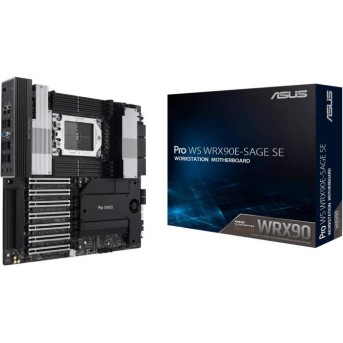 Сист.плата ASUS PRO WS WRX90E-SAGE SE, WRX90, TR5, 8xDIMM DDR5, 7xPCI-E x16, 4xM.2, 4xSATA,SAS mini, 10Gigabit LAN, BOX - Metoo (1)