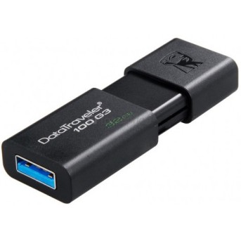 USB Флеш 32GB 3.0 Kingston DT100G3/<wbr>32GB черный - Metoo (1)