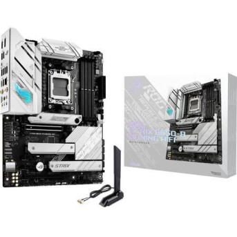 Сист.плата ASUS ROG STRIX B650-A GAMING WIFI, B650, AM5, 4xDIMM DDR5,2xPCI-E x16,2xPCI-Ex1,3xM.2,SATA,DP,HDMI,WIFI6E,BOX в Metoo.kz - Metoo (1)
