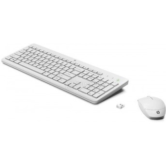 Клавиатура и мышь HP 3L1F0AA 230 Wireless Mouse and Keyboard Combo (White) RUSS в Metoo.kz - Metoo (1)