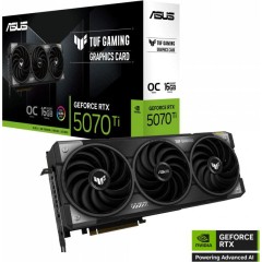Видеокарта ASUS TUF-RTX5070TI-O16G-GAMING, RTX 5070Ti, 16G OC GDDR7, 256bit, HDMI, DP, BOX