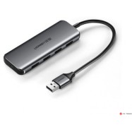HUB UGREEN CM207 4 Ports USB 3.0 Hub Aluminum Case (Space Gray)