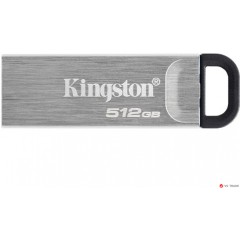 USB- Flash Kingston 512GB DataTraveler Kyson USB3.2 Gen 1 DTKN/<wbr>512GB,200 МБ/<wbr>с чтение, 60 МБ/<wbr>с запись, Silver