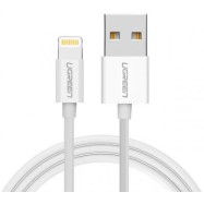 Кабель Ugreen US155 Lightning To USB 2.0 A Male Cable/White 2M, 20730