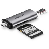 Картридер Ugreen CM184 USB-C TF + SD 50704
