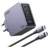 Зарядное устройство Ugreen X763 Nexode Pro 160W 4-Port GaN Fast Charger Set EU 25877