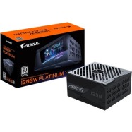 Модульный Блок Питания Gigabyte AORUS P1200W 80+ PLATINUM, with APFC, 140mm Double ball bearing Fan, BOX