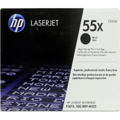 Картридж HP CE255X черный