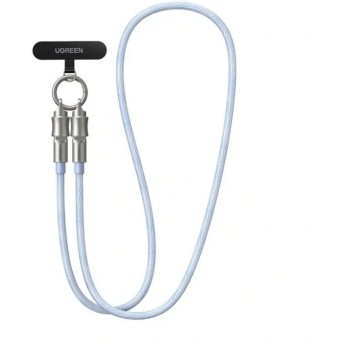 Кабель UGREEN L508 35511 USB 2.0 60W 1.2m Blue Плетёный с петлёй в Metoo.kz - Metoo (1)
